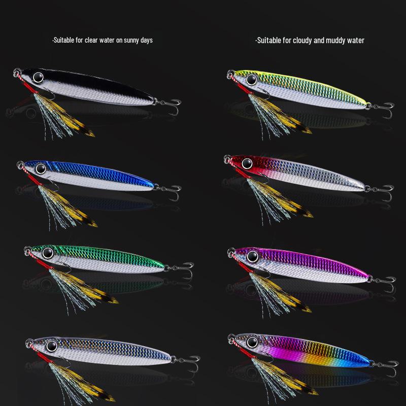 Upturned Mouth Nemesis Fishing Lure: Iron Plate Fish Scale Design for Full Water Layer