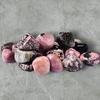 Natural Rhodonite Tumble Stone, 10 To 25 MM Size Tumble Stone. Natural Rodhonite Gemstone, Healing Tumble Gemstone Lot, Loose Gemstone Tumble.