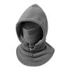 Thermal Hooded Neck Drawstring Pullover Cap Casual Helmet Hat  Ski