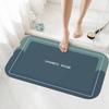 Diatom Mud Absorbent Floor Mat, Bathroom Light Luxury Floor Mat, Bathroom Toilet Anti Slip Quick Drying Floor Mat