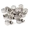 10 Pcs Stainless Steel 6mm To 12mm Hose Pipe Clamps Clips Fastener KTY