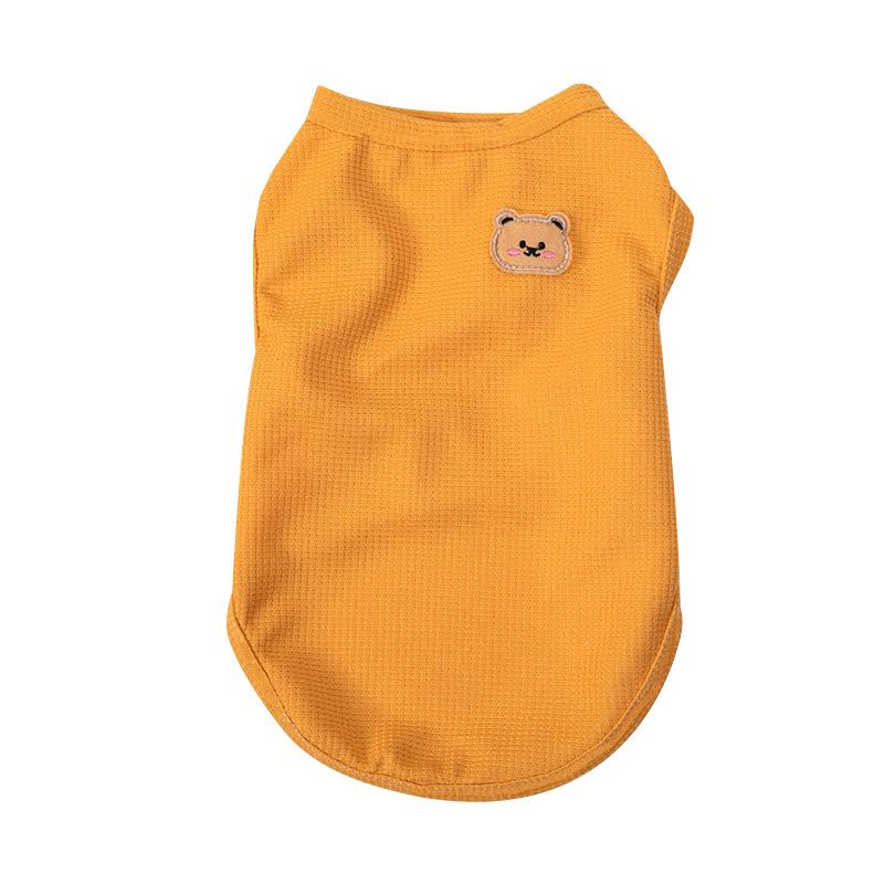 Summer Sleeveless Vest for Small Dogs - Fits Teddy, Pomeranian, and Bichon Frise
