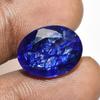 Natural Blue Tanzanite Loose Gemstone 10.75 ct Oval Cut From Tanzania for Jewelry Making and Crafts
