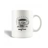 Ceramic Mug - MANIACASE - Quote Coffee Time - 30cl - White - Dishwasher Safe