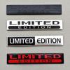 2 шт. Металл Алюминий LIMITED EDITION Логотип Эмблема 3D Хром Серебристый Черный Красный Наклейка на Автомобиль Крыло Багажник Значок Наклейка Аксессуары для Автомобиля