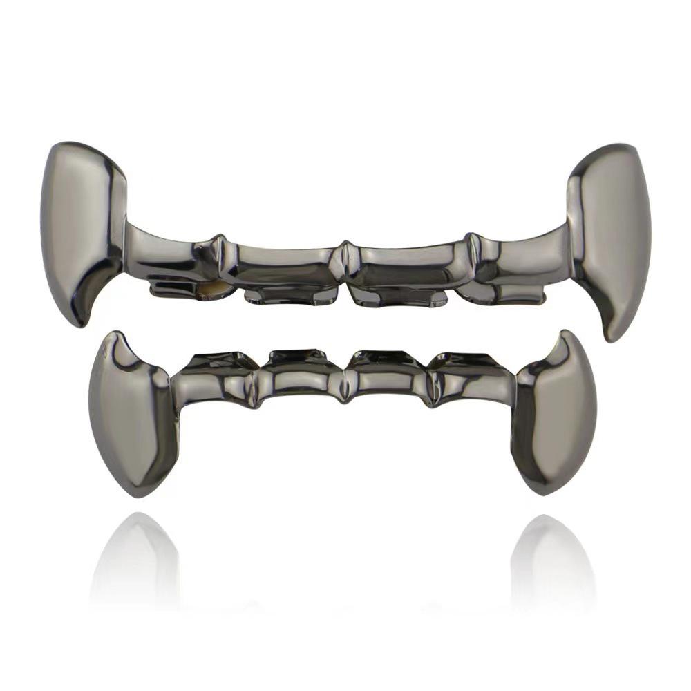 18k Гальванизированные Клыки Вампира Хип-Хоп Гриллзы - Хэллоуин Накладные Зубы