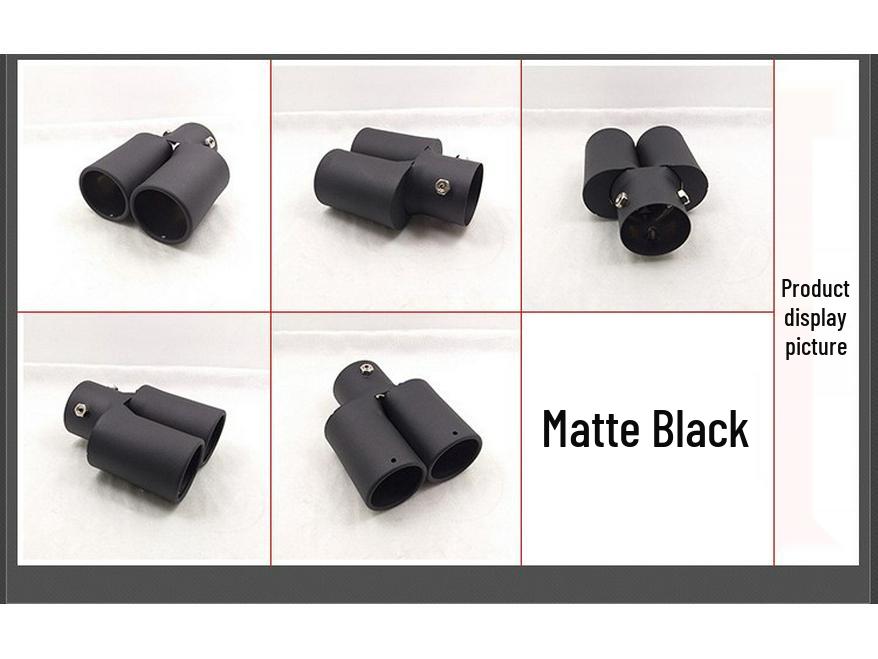 Совместимая выхлопная труба глушителя для Citroen C3-XR, Venucia T70, Zotye T600 - Двойной выход