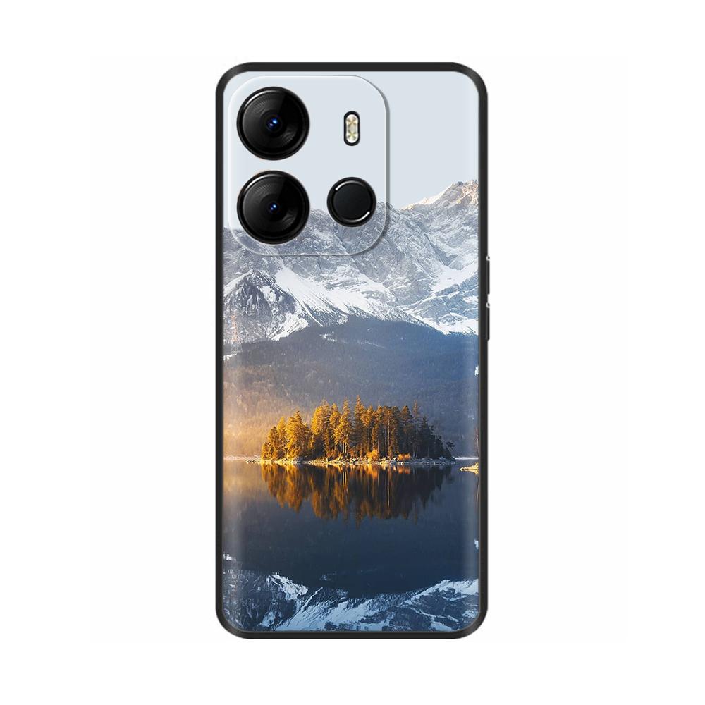 Чехол для Tecno Spark Go 2023 Популярный Цветочный Силиконовый Чехол для Телефона Для Tecno Pop 7 Pro Чехол Чехлы SparkGO Защитные Fundas Оболочки
