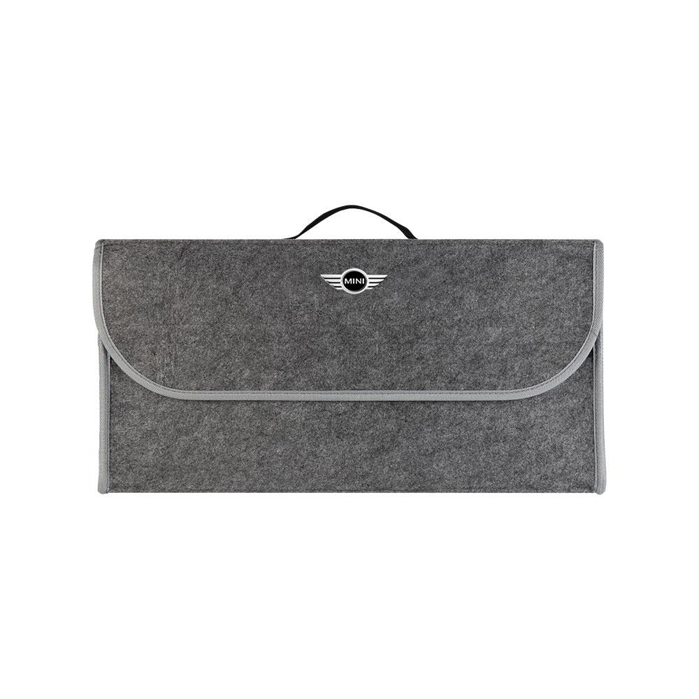 Car Soft Felt Storage Bag Organizer Car Foldable Trunk Bag Car Accessories For BMW Mini Cooper F54 F55 F56 R56 R60 SONE Roadster Clubman Coupe