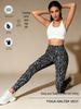 Женские легинсы для йоги с леопардовым принтом и высокой талией - Облегающий крой, Подтягивающие бедра, Спортивные штаны для фитнеса