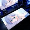 Аниме Девушка VTuber VSPO Коврик для мыши Большой XXL Коврик для клавиатуры и стола Игровые аксессуары для ПК Коврик для мыши Заблокированный край Нескользящий Расширенный коврик для стола
