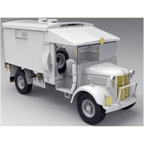 Gecko Model 1/35 Scale World War II British Army K2/Y Military Ambulance "Well Known Katy" Limited Special Edition Plastic Model Kit GEC35GM0070, Mold