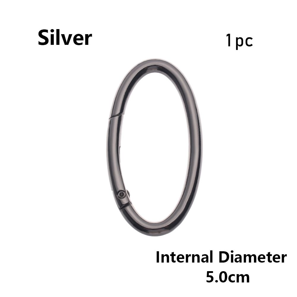 Bottle Hooks Camping Hiking Spring Oval Rings Handbags Clips Outdoor Carabiner Bag Belt Buckles