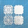 Layered Lace Frame Metal Cutting Dies Scrapbooking Stencil Die Cuts Card Embossing Photo Album Template Mold Decoration Craft