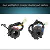 Waterproof Switch Handlebar Light Switch Motorcycle Switch Handle Handlebar Switch for Motorcycles
