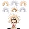Sun Goddess Baroque Tiara Crown Mary Halocrown Headband Halocrown Headpiece Spiked Halocrown Greek