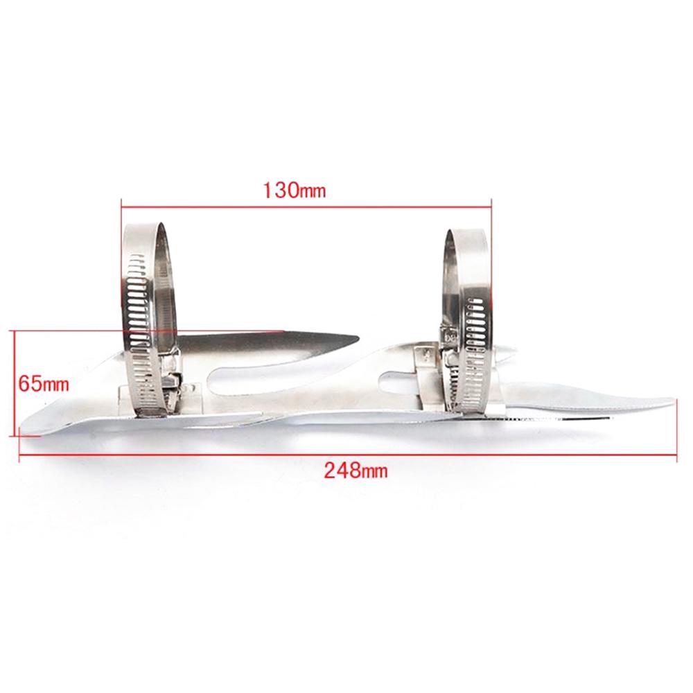Flame Style Motorcycle Exhaust Muffler Pipe Protector Heat Shield Cover For All Dirt Bike Off Road Racing with Diameter 2 to 7cm Clamps