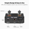 Fosi Audio P2 Компактный усилитель для наушников с вакуумной лампой, Мини HiFi Стерео, Низкий уровень шума, Выходной порт, Усилитель, Усилитель, Аудио, Защита, 6,35 мм