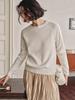 Women's Cashmere Crew Neck Loose Sweater - Soft, Skin-Friendly, Perfect for Autumn/Winter