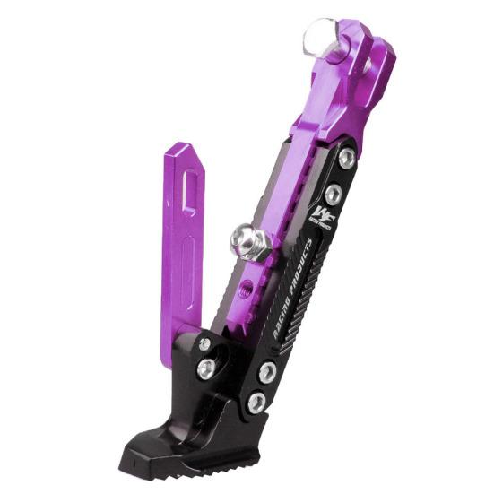 Universal Adjustable Aluminum Alloy Motorcycle Foot Side Support Stand Kickstand