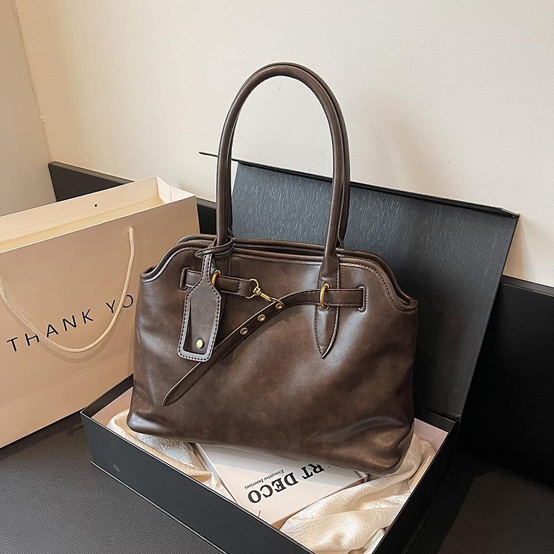 Ранняя осень ретро большая вместительная сумка-тоут женская высокого класса Sense универсальная сумка-мессенджер повседневный портфель для поездок на работу Tide