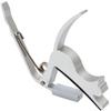 Kikutani Guitar Capo, Cat Capo, for 6-String Electric and Acoustic Guitars, Hairline Silver, GC-NEKO HSIL