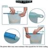 Silicone Set of 4 Reusable Storage Bag for Fruit Vegetable Preserving and Freezing Meat Soup, Airtight, Leak-Proof Food Container (17x21,5x8,5 cm)
