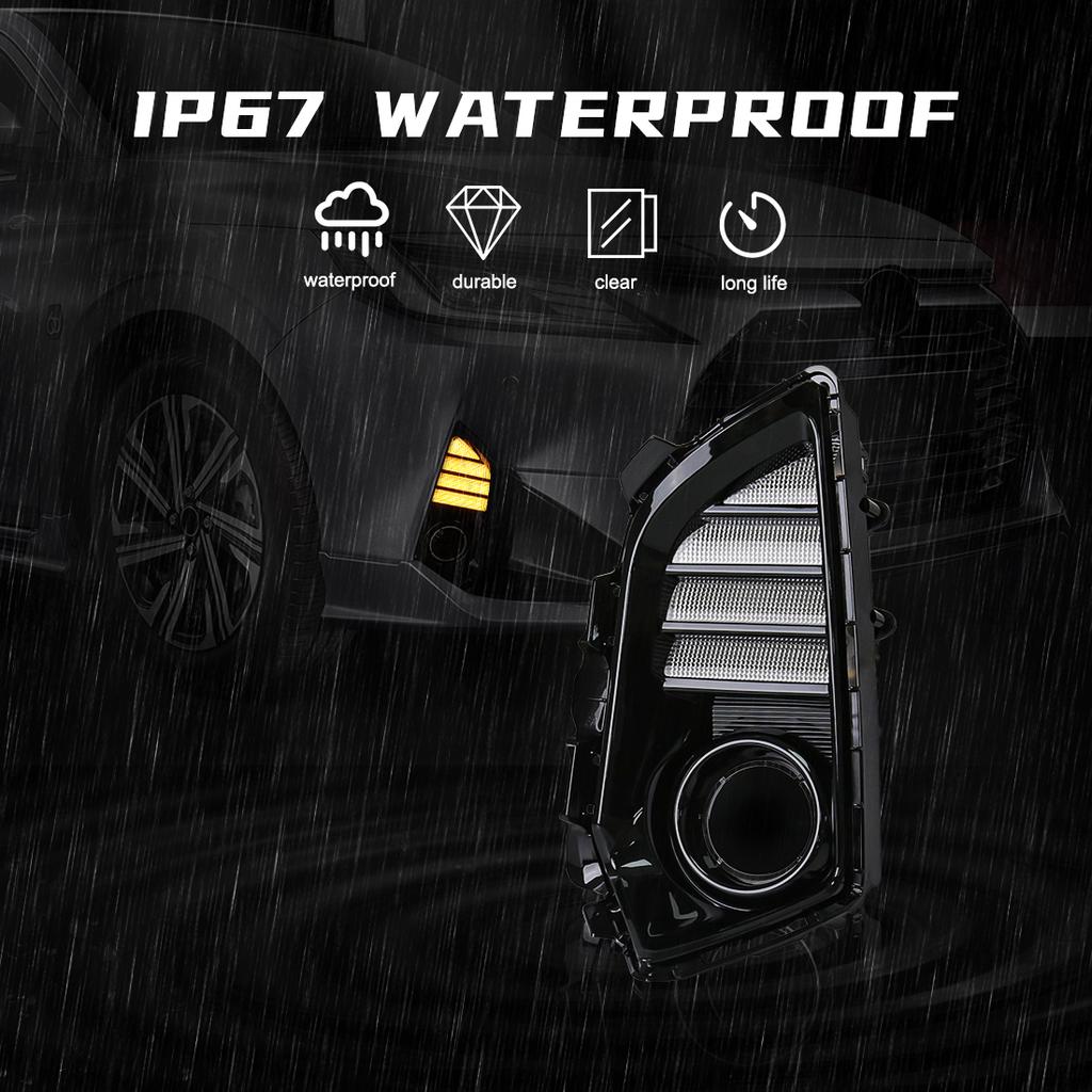 DLAA светодиодные противотуманные фары DRL для Toyota Yaris Ativ Vios 2025 2025 дневные ходовые огни передний бампер крышка фары жгут проводов 12 В