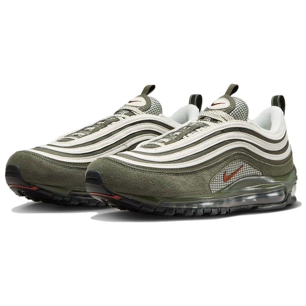 Nike Air Max 97 Cargo Khaki Rugged Orange Мужские кроссовки Green Phantom Black FB9619-001