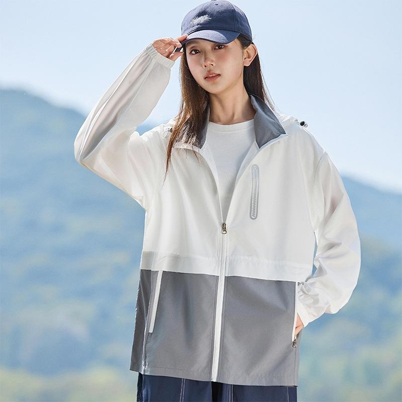 1011 Summer New Fashionable Casual Versatile Cooling UPF10+ Breathable and Comfortable UV Protection Hooded Sun Protection Shirt