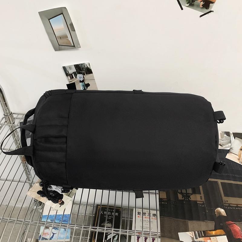 Однотонный рюкзак для женщин, большой емкости, рюкзак для спорта на открытом воздухе, сумка для фитнеса, мужская дорожная сумка через плечо