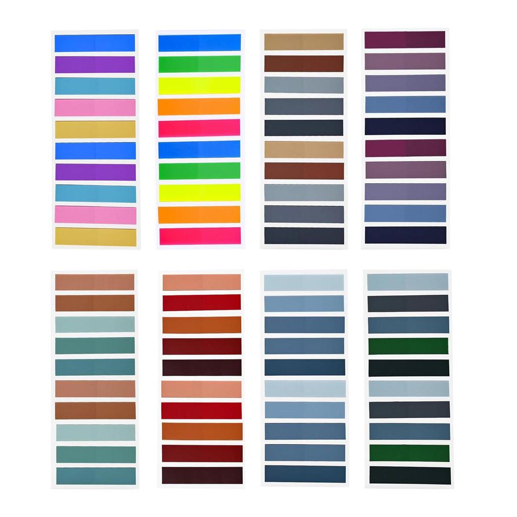 Transparent Waterproof Sticky Note Pad - Cute, Fresh Style, Tear-Resistant