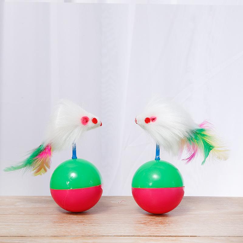 Игрушка для домашних животных Мышь-неваляшка Кошка Самоудовлетворение Интерактивная игрушка для кошек
