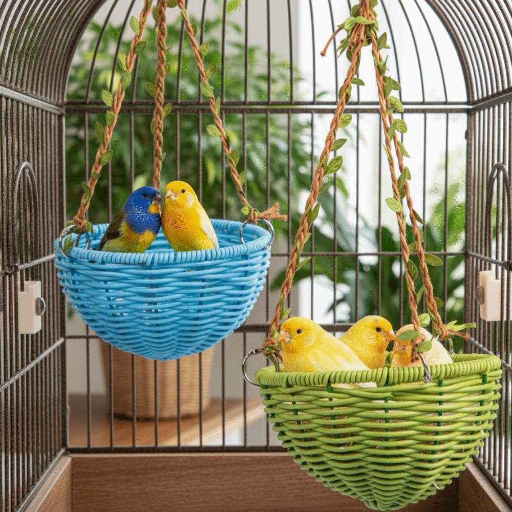 Wear-resistant Bird Breeding Nest Bite Resistant Bird Hammock Bird Sleeping Hut Squirrel Bed