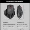 E-YOOSO X-31 Беспроводная игровая мышь USB 2.4G для больших рук PAW3212 4800 DPI 5 Кнопок для геймеров Компьютера Ноутбука ПК