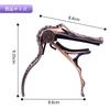 Alice Guitar Purple Bronze Crocodile Capo with Upgraded Aluminum Alloy Crocodile Capo, Color, Pads, Material, Design, A007G/PB