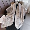 New 30 Colors Twill Silk Scarf Women 90cm Square Hijab Shawls And Wraps Female Foulard Headkerchief Elegant Floral Lady Bandana
