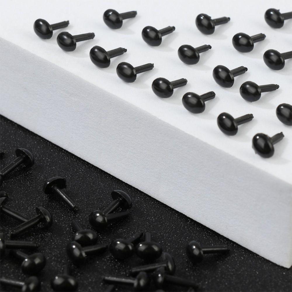Plastic 4X5MM/5X7MM Plush Doll Eyes Stuffed Doll Eyes Safety Oval Nose Animals Noses Accessories
