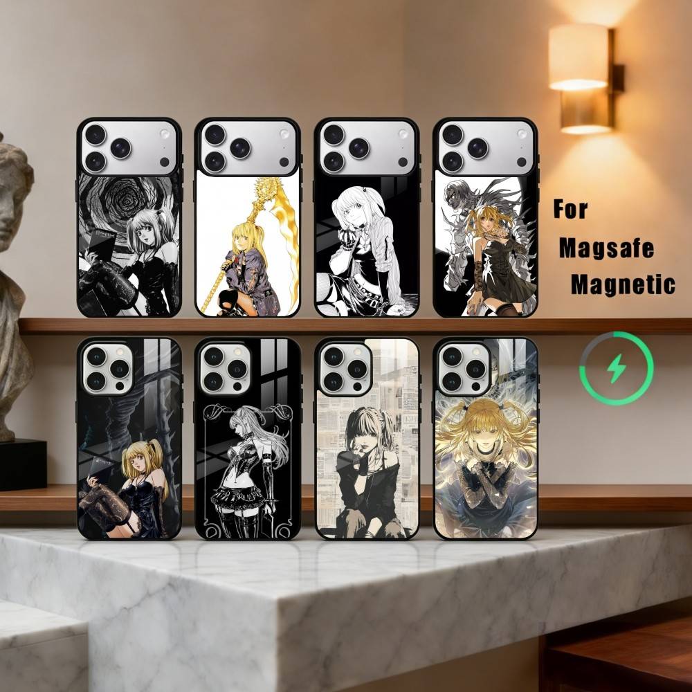 Чехол для телефона M-Misa D-Death-H N-Note-E для iPhone 17,16,15,14,13,12,Plus,Pro,Max для магнитной беспроводной зарядки Magsafe