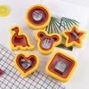 Heart-Shaped Sandwich and Cookie Cutter Mold Set