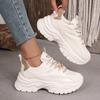 Women Sneakers Candy Colored Student Thick Soles Large Size Sneakers Women Casual Lace Up Platform Shoes Women Zapatos De Mujer