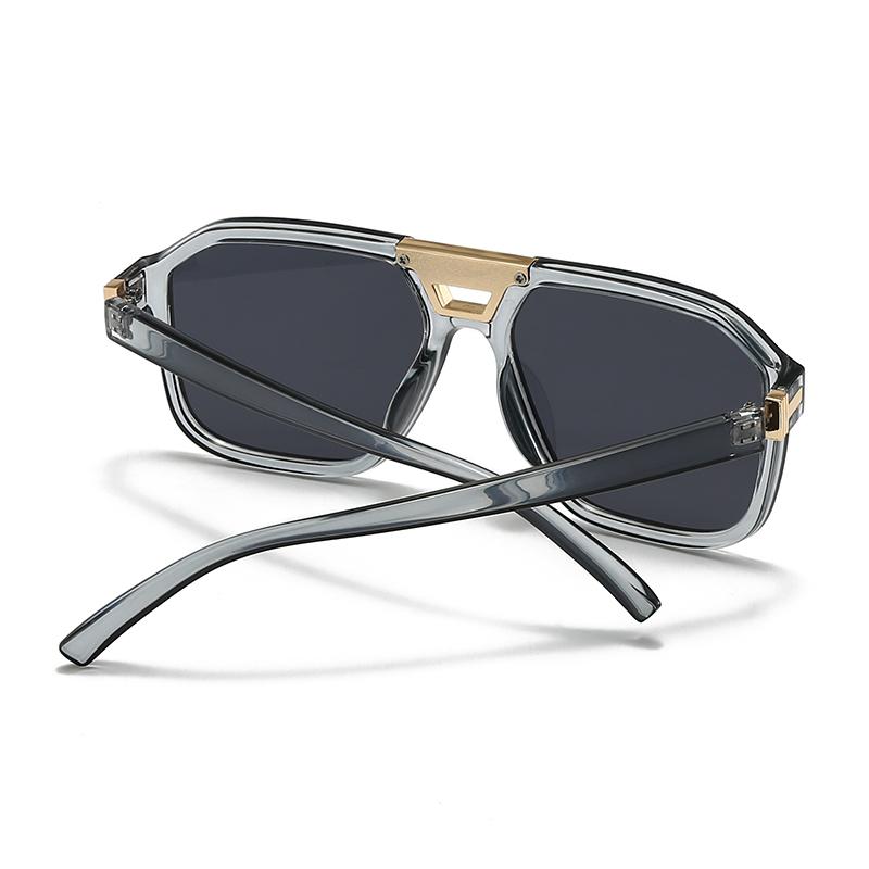 Cross-Border Export New Modern Retro Large Frame Men's Sunglasses Ins Style Street Shooting Big Brand Ink Lh290