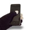 Pair of Black Tactile Gloves for Smartphone Screen