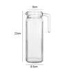 1.1L Water Jug Plastic Transparent Juice Tea Milk Kettles Large Capacity Bar Party Wine Beer Bottle Kitchen Drink Storage Pot