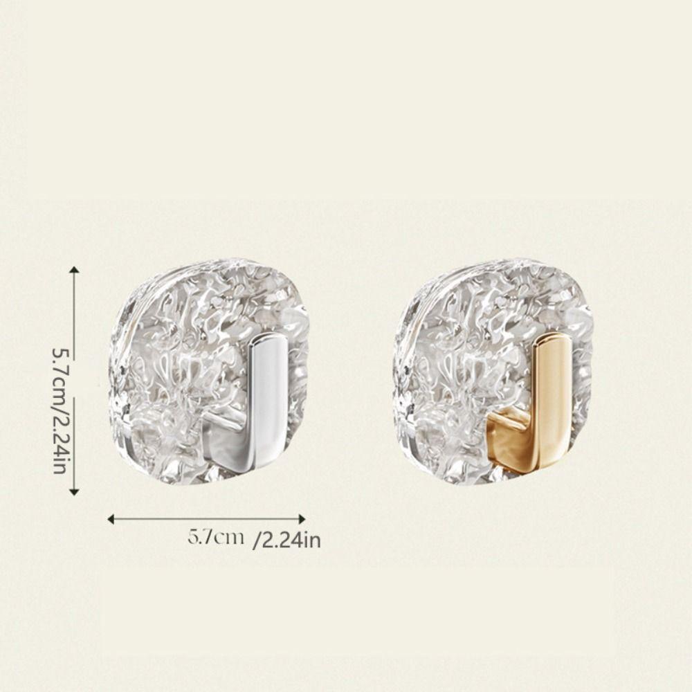 4 шт. Прозрачные крючки для ванной самоклеящиеся вешалки для полотенец и одежды органайзер для двери