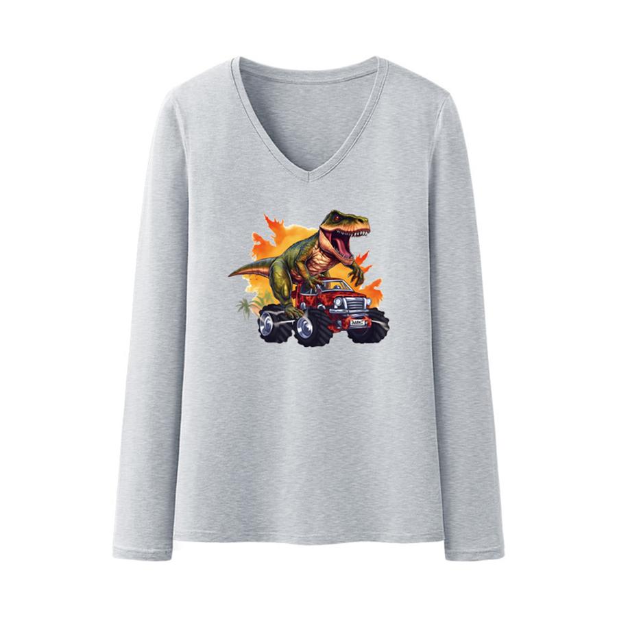 Нашивки с динозаврами, мультяшный грузовик, термоклейкая передача, художественные ремесла, глажка одежды, аппликация, аксессуары «сделай сам», железные нашивки с животными