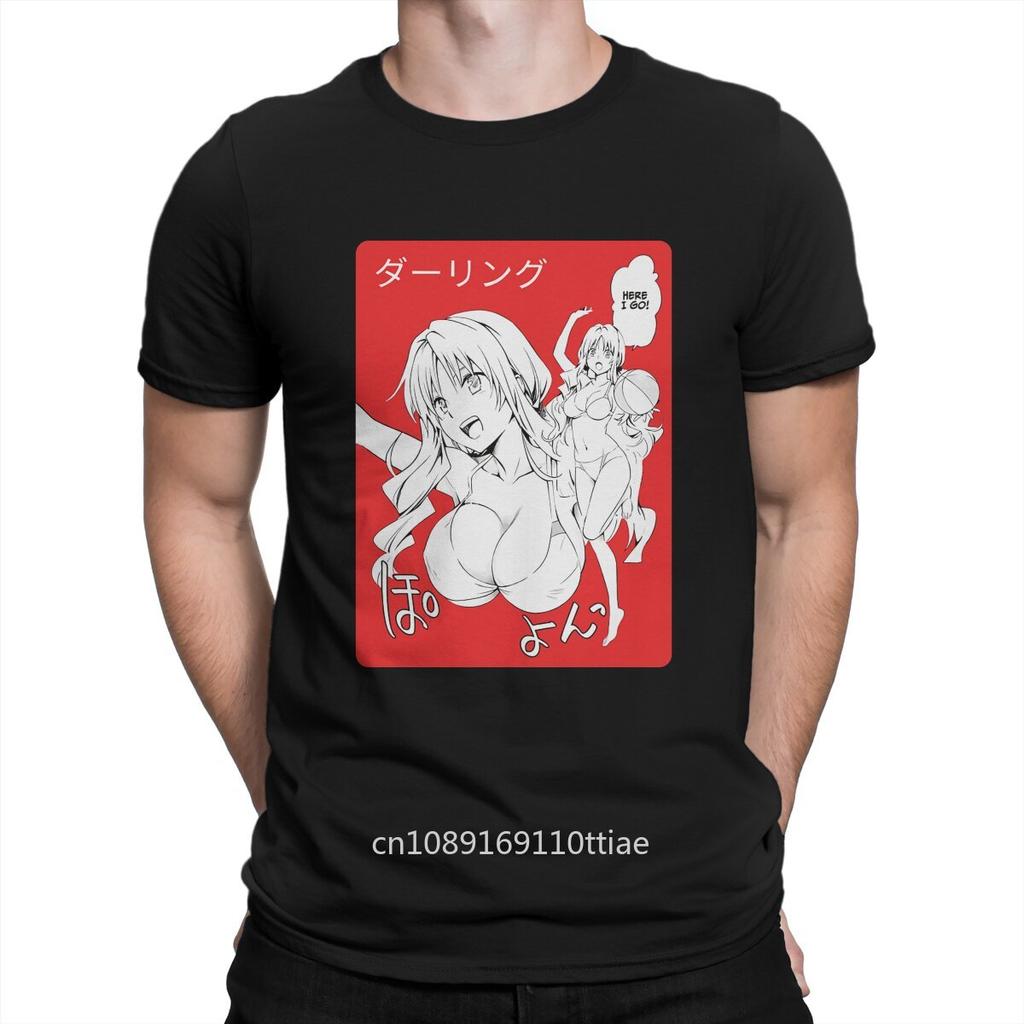 Darling In The Franxx Аниме Креативная Футболка для Мужчин Зеро Ту Круглый Вырез Базовая Футболка Персонализированный Подарок Одежда Топы