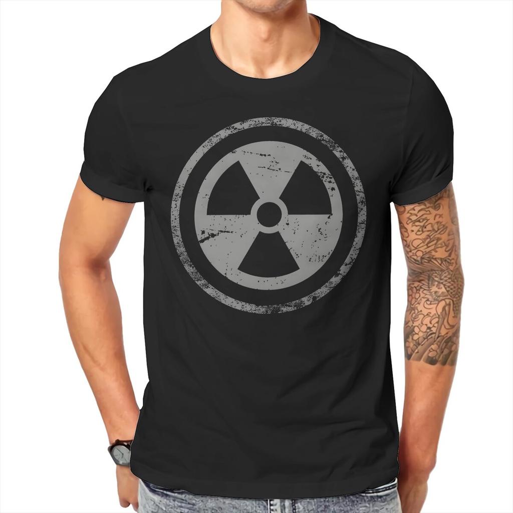 Vintage Radiation Artwork Triblend T Shirt Unisex Tees Summer Clothing Cotton Crewneck Tshirt
