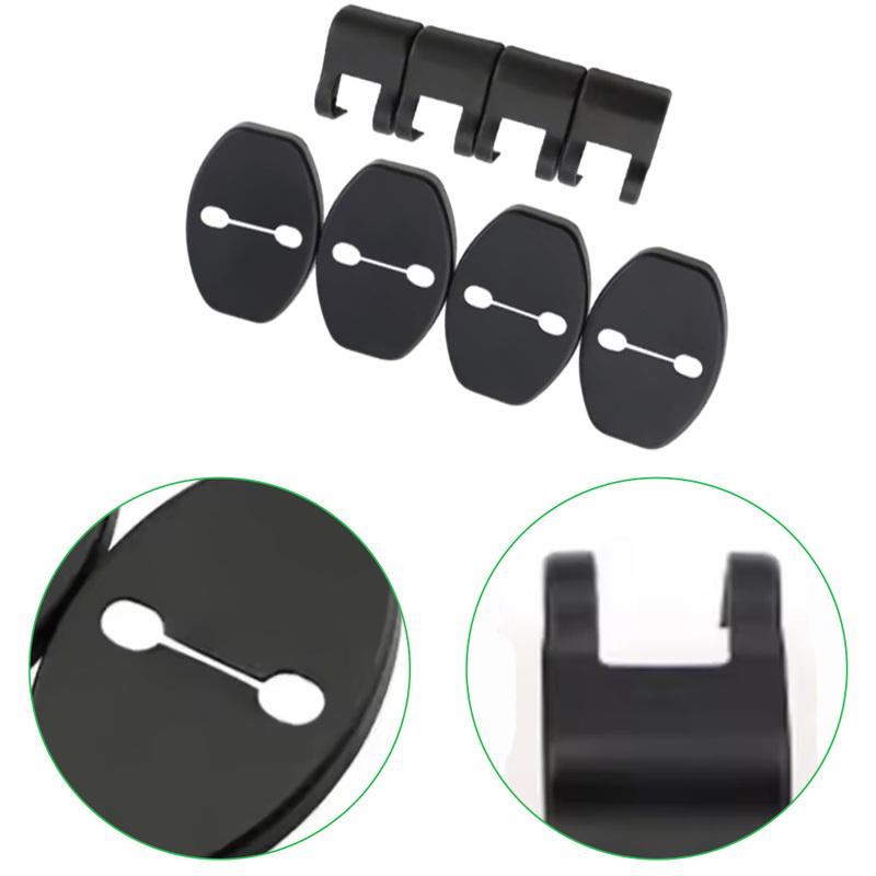 4pcs Plastic Car Door Lock Protective Cover Car Interior Accessory for VW Golf 6 Passat B8 Jetta A6 Tiguan Beetle Scirocco Polo