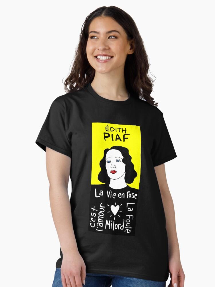 édith Piaf Edith Piaf Pop Folk Art Classic T-Shirt